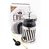 French Press Coffee Tea Infuser CafÃ Crush Avignon Stainless Steel Bonuses; 32|34oz|1Liter (Stainless Steel)