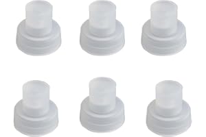 SORUDA 6pcs 00600.1000 fits for Bunn Silicon Seat Cup Faucet,White Tea nozzles 006001000
