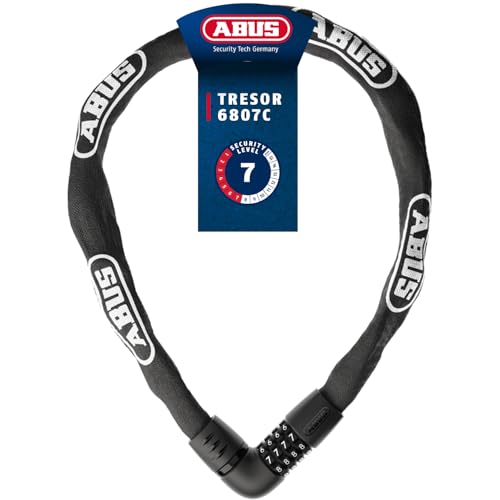 ABUS Chain Lock Tresor 6807C, Length 110 cm, Black