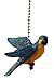 Tropical Island Parrot Macaw Ceiling Fan Light Pull
