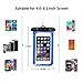 Fecedy 3 Packs Universal Waterproof Phone Pouch - IPX8 Waterproof Phone Case- Cellphone Dry Bag for iPhone Max/Xs/Xr/X/se/8 7 6s Plus,Samsung Galaxy s10/s9/s9+/s8,Note 9 8,Pixel 3 2 XL up to 6.5