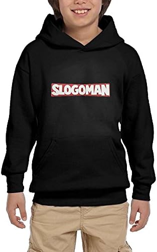 TianJunXinGuo Slogoman Youth Hoodie Long Sleeve Sweater Young Soft Warm Cotton Boys Sweater Girls Pullover
