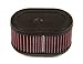K&N High-Flow Original Lifetime Universal Clamp-On Air Filter: High Performance, Premium, Washable: Flange Diameter: 1.875 In, Filter Height: 3 In, Flange Length: 0.625 In, Shape: Oval, R-0990