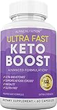 Keto Boost Pills - Keto BHB Diet Pills for Women and Men – Keto Supplement BHB Salts for Ketogenic Diet – Ketosis Exogenous Ketones – 60 Capsules for 30 Day Supply