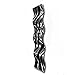 Statements2000 Silver/Black Metal Wall Art Wave, Modern Accent Décor by Jon Allen Metal Art, Crossroads Wave, 46