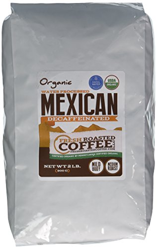 Fresh Roasted Coffee LLC, Organic Decaf Mexican Chiapas Coffee, Swiss Water Decaf, USDA Organic, Med - //medicalbooks.filipinodoctors.org