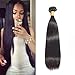 Brazilian Straight Remy Human Hair 1 Bundle 16 inches Unprocessed Brazilian Virgin Hair Natural Color(16