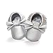 Weixinbuy Baby Boys Girls Soft Soled Tassel Bowknots Crib Shoes PU Moccasins,#F,12-18 Months/6.5M-7M/5.32inch
