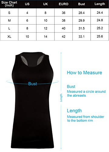 image for DISBEST Yoga Tank Top, Women's Performance Stretchy Quick Dry Sports W