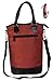 Vina 2-Bottle Wine Picnic Tote Carrier Travel Cooler Insulated Bag Leather Handles Durable Zipper Reusable