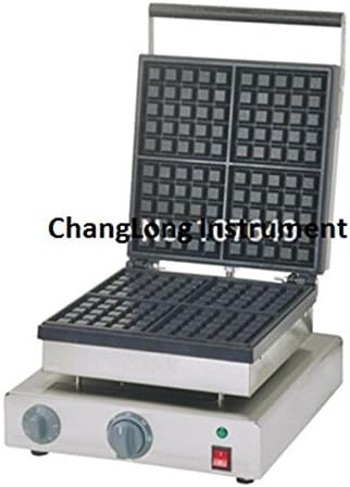 Changlong instrumentFY-22062A Commercial Use Non-stick Electric 4-Slice 13.5cm Square Classic Waffle Machine Maker Iron Baker 110V/220V