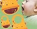 Baby Feeding Bib: Adjustable, Silicone, Waterproof Baby Bib with Pocket - Yellow