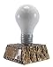 Decade Awards Light Bulb Trophy - Great Idea Award - Luminous Recognition Tribute for Creativity, Innovation or Bright Achievements - Custom Engraved Plate on Request (6 Inch)