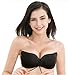 MEINAIER Women's Self Adhesive Bra For Backless Dress,Reusable Silicone Push Up Invisible Strapless Bras With Drawstring