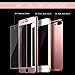 sxxissky iPhone 7 Plus Case, Ultra-Thin Full Body Coverage Hard Hybrid Plastic with [Tempered Glass Screen Protector] Protective Case Cover and Skin for Apple iPhone 7 Plus 5.5Inch-2016(Rose Gold)