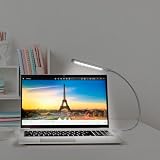 Hama Swan Neck LED Stripe Light USB Notebook PC Keyboard Silver Metallic view 10