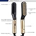 Electric Beard&Hair Straightener For Men,Aveloki Curling Hair Styler Straightening Straightener Heat Brush With Side Hair Detangling For Curler,Perfect For Home Travel