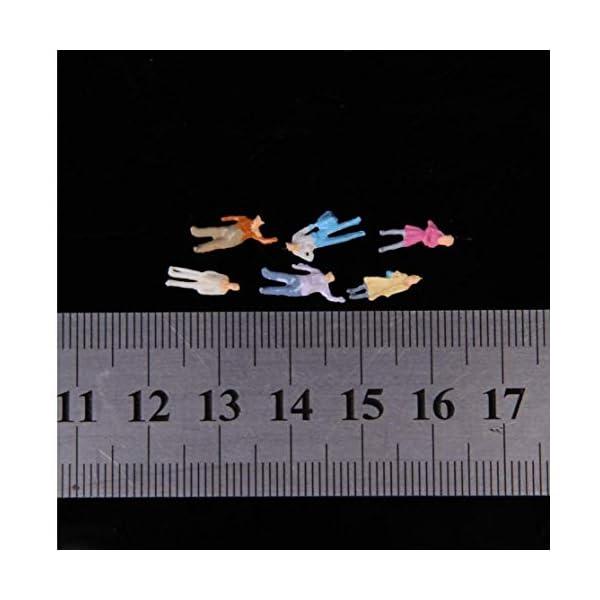 asdfwe New 100pcs Gemalte Modellbahn Menschen Figuren Spur N (1 Bis 150) – Bild 3