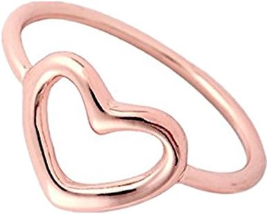 Feixingjewelry Love Open Heart Elegant Simple Ring Top of Finger Above The Midi Knuckle Ring