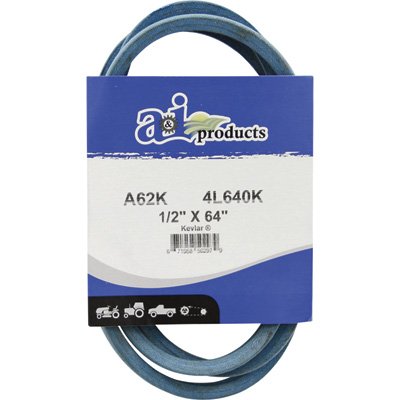 Pix A & I Products Blue Kevlar V-Belt with Kevlar Cord - 64in.L x 1/2in.W, Model# A62K/4L640K