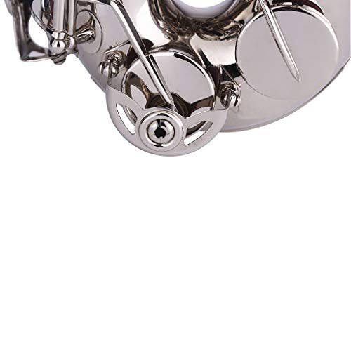 Kaizer Alto Saxophone E Flat Eb Nickel Silver 1000 Series Sax Includes Case Mouthpiece and