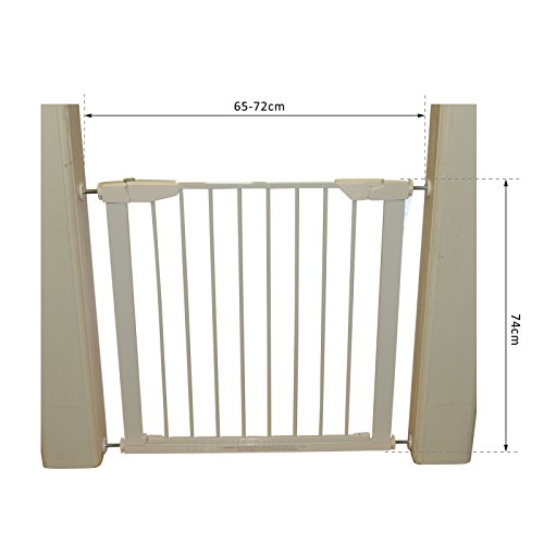 pawhut retractable safety gate