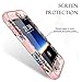Hocase iPod Touch 7/6/5 Case, Shockproof Heavy Duty Hard Plastic Bumper+Soft Silicone Rubber Hybrid Dual Layer Protective Case for iPod touch 7th/6th/5th Generation - Peony Flowers/Rose Gold