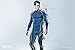 TSLA Men's UPF 50+ Compression Shirts, Cool Dry Long Sleeve Athletic Tops, Sports Baselayer Workout Shirt, Zero Navy & Yellow, Large