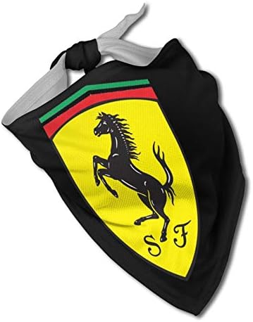フェラーリエンブレム パーソナライズされた装飾 正規品送料無料 家で食べやすい ファッショナブルなペットのスカーフでお出かけください 快適で