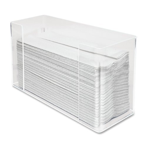 3 X Kantek Paper Towel Dispenser, Clear Acrylic, 11.5 x 6.75 x 4.2 Inches (AH190)