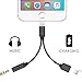Betteck LYSB01NBAA4LQ-ELECTRNCS Lightning to 3.5 mm Audio Adapter, 2-in-1 Lightning Charger and 3.5 mm Earphones Jack Cable for Apple iPhone 7/7 Plus/6S/6/iPod/iPad