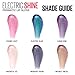 Maybelline New York Lip Studio Electric Shine Prismatic Lip Gloss Makeup, Moonlit Metal, 0.17 fl. oz.