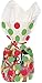 kedudes Holiday Clear Cellophane Treat Bags With Red And Green Polka Dot, Party Favor Bags, Goodie Bags holiday party, 60 Count.