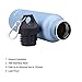 LAIMALA 20 oz Insulated Stainless Steel Water Bottle, Double Wall Vacuum, Standard Mouth, Blue