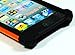 Bastex Heavy Duty Rugged Hybrid Case for Touch 4, 4th Generation iPod Touch - Black Silicone/Orange & Black Hard Shell