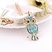 iLH® Clearance Deals Owl Pendant Necklace Women Vintage Glass Cabochon Necklace Jewelry by ZYooh (Blue)