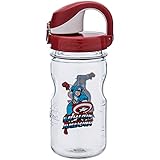 Nalgene Kids OTF Captain America Bottle, Clear, 12 oz