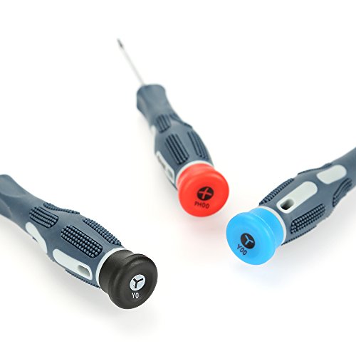 E.Durable Triwing Screwdriver Y0 Y00 PH00 for Nintendo Switch, Gamebit Set Repair Tool Kit for Part Fixing & Battery Replacement & Cleaning (Nintendo Switch Tool Set2) - Thumbnail 6