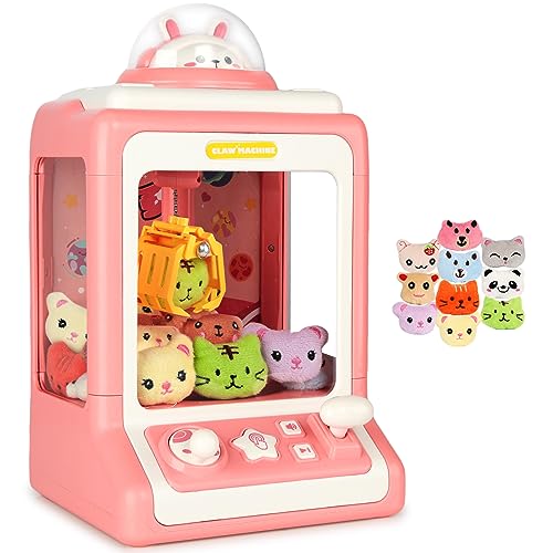 bessome Rabbit Claw Machine for Kids with Mini Prizes|Candy Machine Toys for Ages 8-13 Girls and Adults|Birthday Gifts for 6 7 9 10 12 Years Old