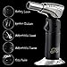 Premium Crème Brûlée Torch - The Ultimate Kitchen Food Torch - Windproof, Use at Any Angle, Safety Switch, Ergonomic Matte Black Grip - Culinary Butane Blow Torch 2,700°F - by Jo Chef
