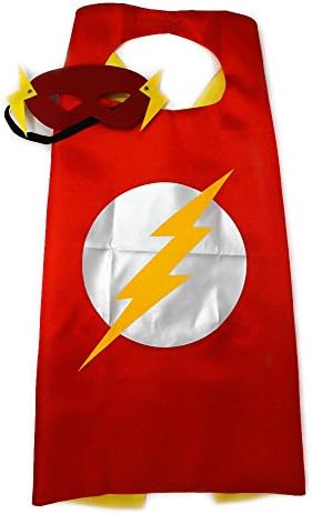Flash Costume Cape and Mask Set for Kids