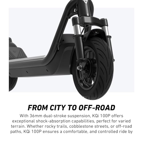 NIU KQi 100P/100F/200P/200F/Air Electric Scooter Adult - E Scooter with Suspension, 600-700W Peak Power, 29-54 KM Max Range, Top Speed 28-32 KM/H, Commuting E-Scooter