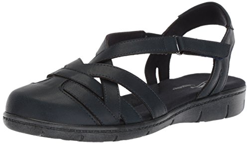 Easy Street Women’s Garrett Sneaker, Navy, 11 X-Wide
