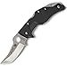 Spyderco Battlestation G-10 Plain Edge Knife, Black, Left/Right