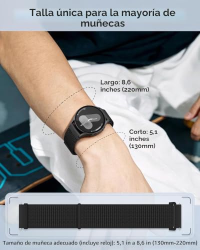Higgs 22mm Nylon Strap Compatible with Xiaomi Redmi Watch 5 Active/5 Lite | 3 Pack Straps 22 mm, Breathable and Elastic with Velcro Adjustment, Soft, for Amazfit Gtr 4/3/3 Pro/Gtr 2e/Garmin Venu 2/3