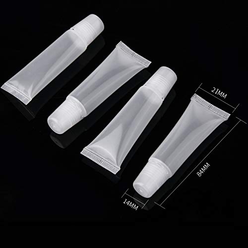 50Pcs 8ml Empty Lip Gloss Tubes Empty Lip Balm Tubes for DIY Lip Gloss Balm Cosmetic by HRLORKC - Thumbnail 2
