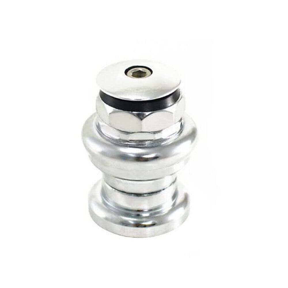 FSA TH-1150W 1" Inch Threaded Traditional Chrome Headset 26.4mm, Silver, XTE1590
