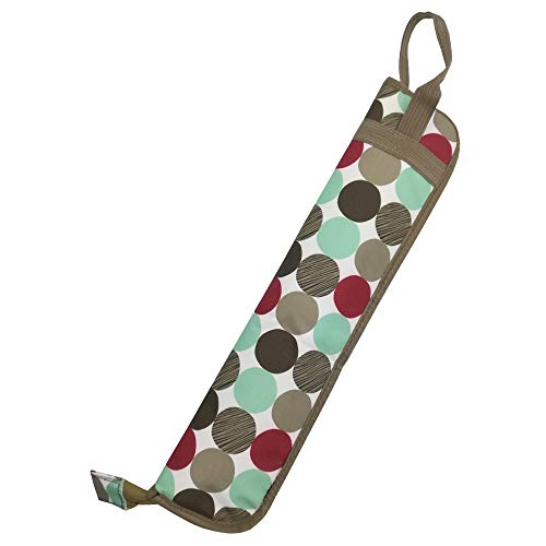 Xinlinke Kids Drumstick Case Children Small Drum Stick Bag Holder with Shoulder Strap Colorful Round Dots Pattern