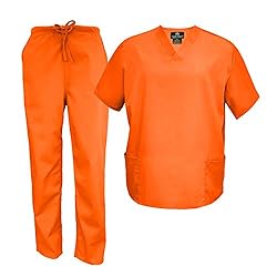 M&M Scrubs Men's Scrub Set Medical Scrub Tops and
