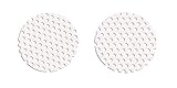 Sparks 50mm Perforated Steel Mesh Replacement Lenses for Steampunk Goggles (Pair)